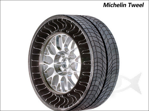 普利司通全新概念轮胎 免充气结构设计