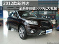 2012款新勝達(dá) 全系享價(jià)值5000元大禮包