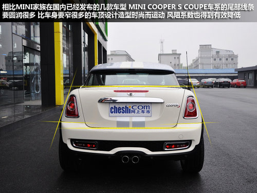 戴帽子的MINI 实拍MINI Cooper S Coupe