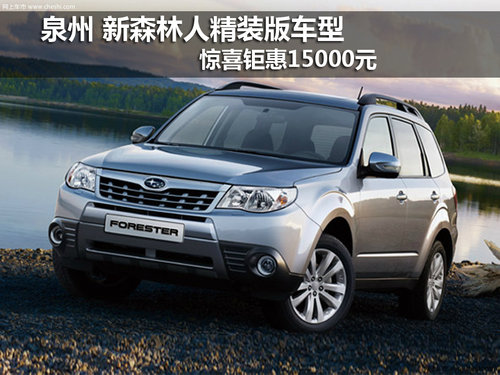 新森林人精装版车型 惊喜钜惠15000元