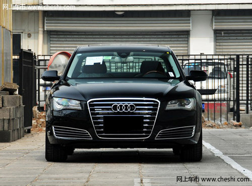 2012款奥迪A8L 天津黑色现车99.8万热卖