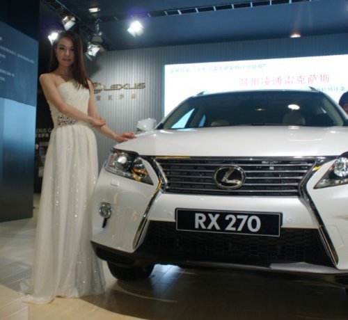 网上车市带你看温州国际车展美女车模