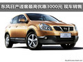 東風(fēng)日產(chǎn)逍客最高優(yōu)惠3000元 現(xiàn)車銷售