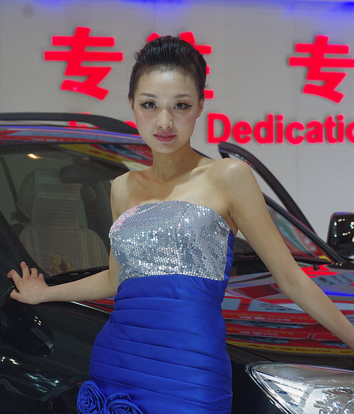 2012甘肃国际汽车交易会美女模特汇总