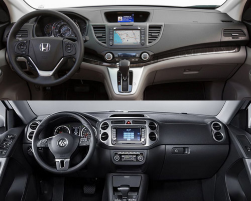 上海大众途观东风Honda新CR-V新老对决