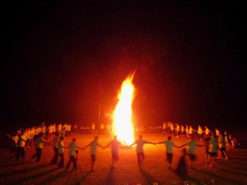 远通大发日照斯柯达车主 感恩篝火晚会_明锐_