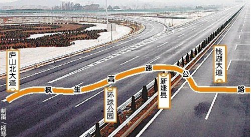枫生高速将成南昌城区快速路方案制定中