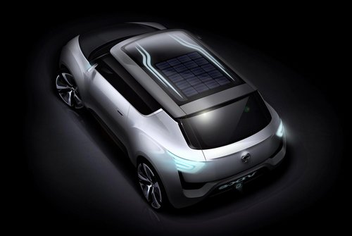 双龙e-XIV概念车 太阳能动力/巴黎首发