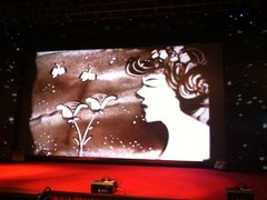 绍兴宝利德越星奔驰沙画表演