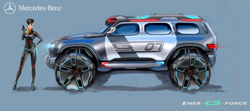 奔驰“正能量” 全新2025警用G级概念车