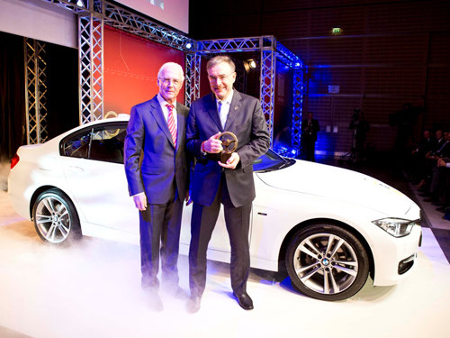 全新BMW 3系荣获2012年“金方向盘奖”