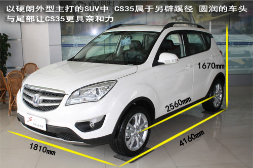 时尚外型展耀城市 长安首款SUV-CS35