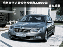 沧州斯柯达昊锐全系优惠22000元 现车销售