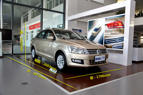 脱胎换骨 实拍全新桑塔纳1.6L AT豪华版