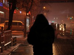 今冬第一场大雪   掩没了地面也掩埋了文明