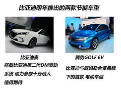 节能车是亮点 曝比亚迪2013年产品规划