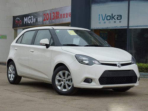 2013款MG3全系优惠6000元 置换补贴2千