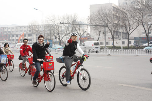 天津天宝低碳骑行 在路上公益活动落幕