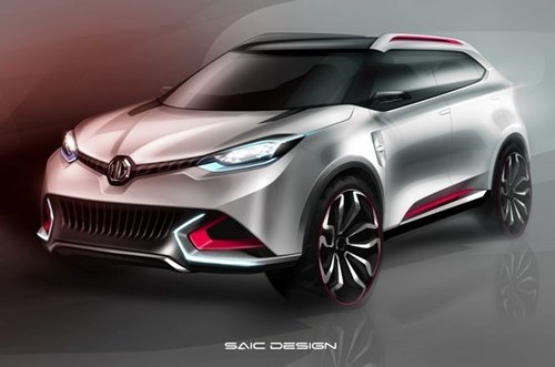 上汽集团MG CS概念车即将首发上海车展