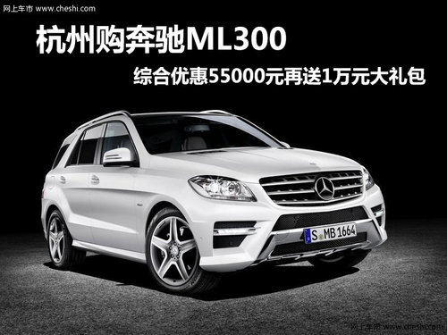 杭州购奔驰ML300综合优惠55000 店内现车