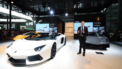 牛气冲天 车展实拍兰博基尼Aventador