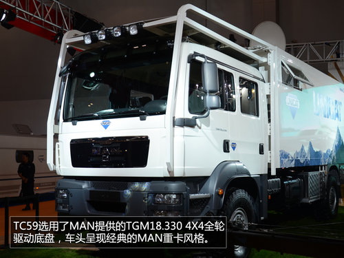 售價880萬 奢華越野重卡房車-車展實拍