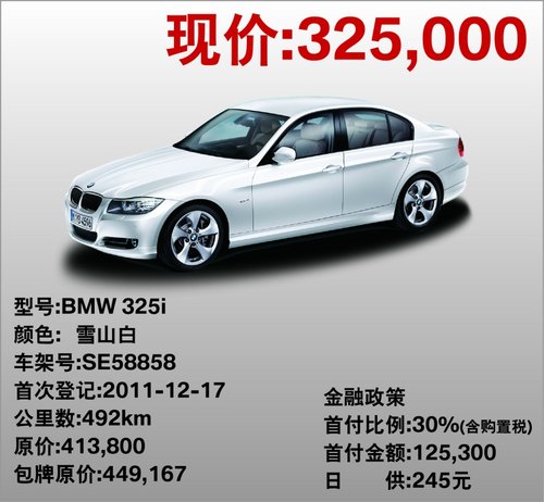 “BMW尊选二手车鉴赏月”推荐车型