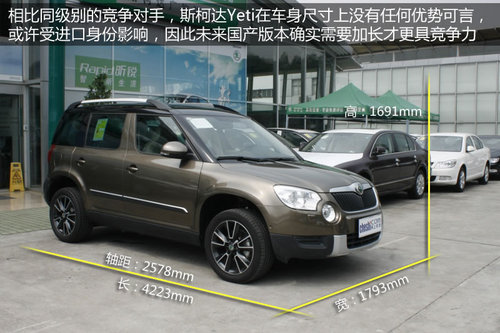 进口斯柯达Yeti到店实拍 方正硬朗全能SUV