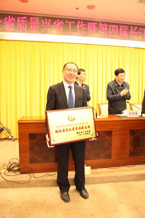 热烈祝贺东风公司荣获武汉市市长质量奖