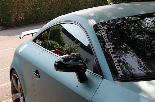 奥迪TT RS改装鉴赏 着薄荷蓝色全新外衣