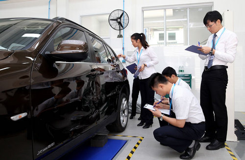 2013年bmw中国钣金喷漆技能大赛南区区域赛