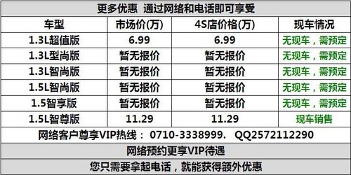 襄阳丰田全新威驰6.99万起 现车销售