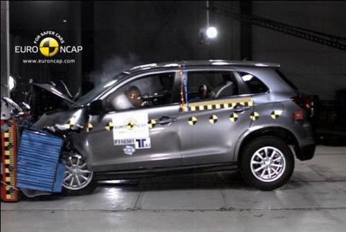 三菱劲炫 欧洲E-NCAP五星碰撞测试