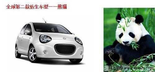 九江展新吉利“全球鹰车型之仿生熊猫”