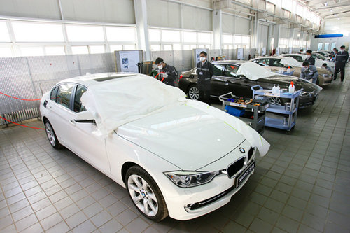 BMW中国钣喷售后服务技能决赛南区第一