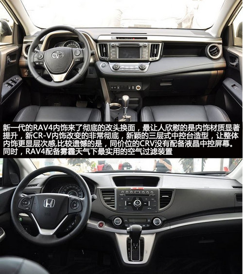 日系SUV再次角逐 丰田RAV4对比本田CR-V