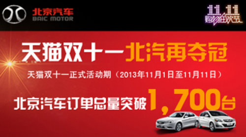 年销量突破20万 北京汽车诠释涡轮速度