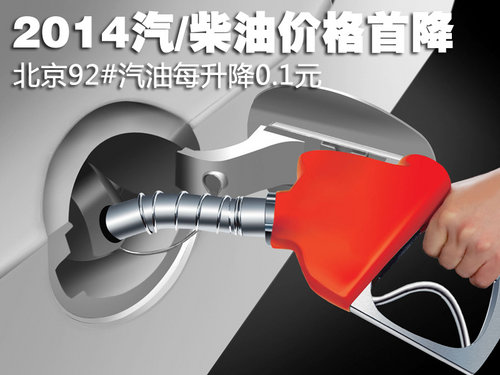 汽/柴油新年开门降 北京92#每升降0.1元
