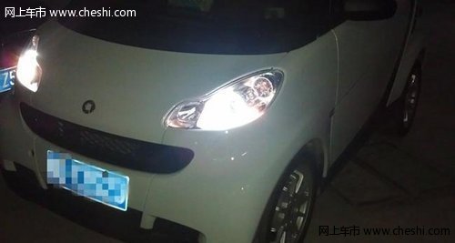 奔驰smart 白色最新提车作业【图】  超爱!!!