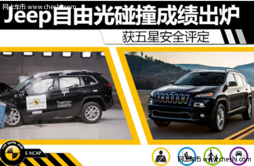 Jeep自由光安全碰撞评测 获五星安全评定