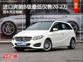 进口奔驰B级冰点价 最低仅享售20.2万元