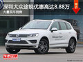 深圳大眾途銳優(yōu)惠8.88萬 競爭大切諾基