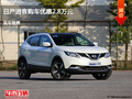 滄州日產(chǎn)逍客優(yōu)惠2.8萬元 降價競爭銳志