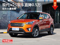 保定現(xiàn)代ix25現(xiàn)車直降0.5萬(wàn)元 現(xiàn)車熱銷