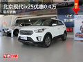 無錫北京現(xiàn)代ix25優(yōu)惠0.4萬 競爭銳騰