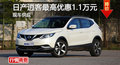 長沙日產(chǎn)逍客優(yōu)惠1.1萬元 降價競爭XR-V