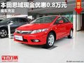 重慶本田思域現(xiàn)金優(yōu)惠0.8萬元 現(xiàn)車充足