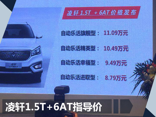 长安凌轩1.5T+6AT车型上市 8.79-11.09万元-图1
