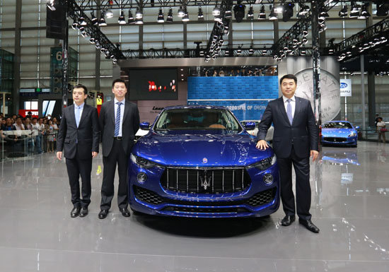 玛莎拉蒂SUV Levante亮相深港澳车展-图2