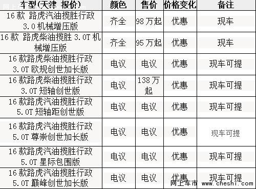 路虎揽胜行政16款直惠分期乐享 优惠促销-图2